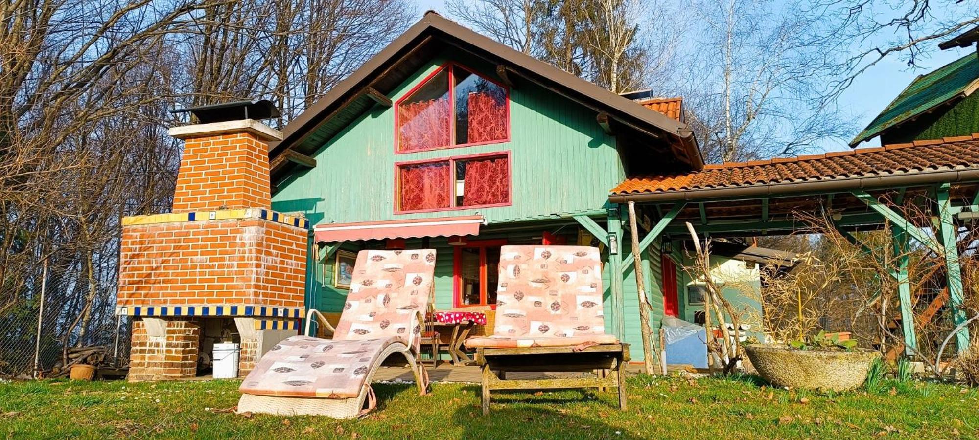 Вилла Fairytale Wooden House By Ljubljana Гросупле Экстерьер фото